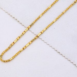 22CT Gold mens Plain choco chain MCH471