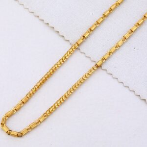 22CT Gold mens Gorgeous Hallmark choco chain MCH473