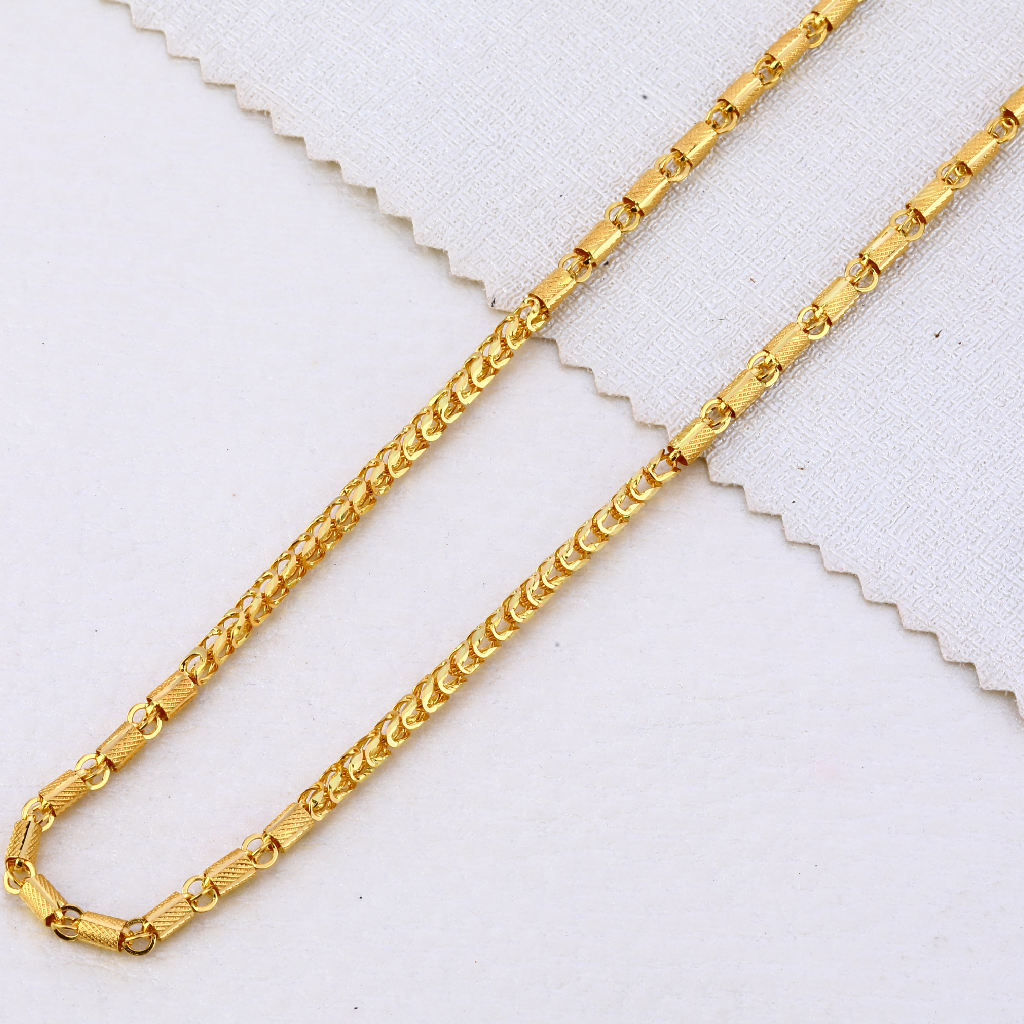 22CT Gold mens Gorgeous Hallmark choco chain MCH473
