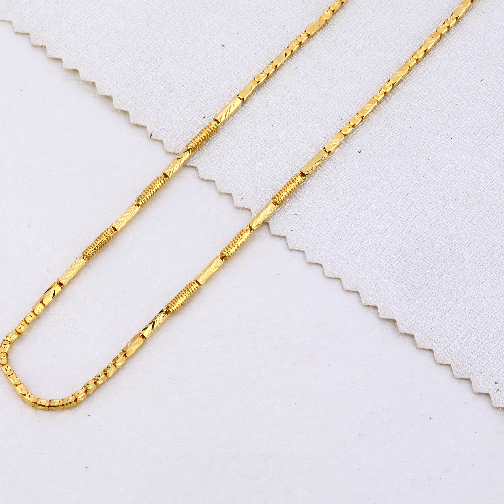 22CT Gold mens Fancy Hallmark choco chain MCH474