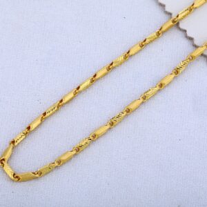 22CT Gold mens Designer Hallmark choco chain MCH493