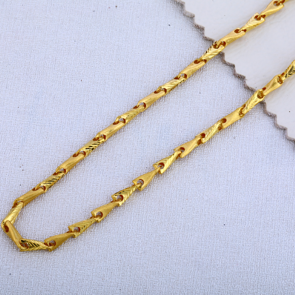 22CT Gold mens Hallmark choco chain MCH495