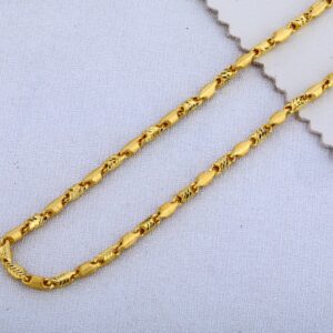 22kt gold mens Delicate Plain choco chain MCH500