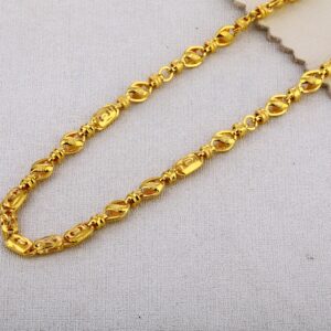 22kt gold mens hallmark Gorgeous choco chain MCH608