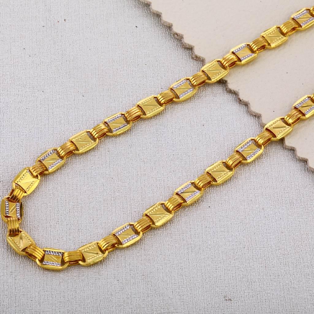 916 Gold Mens Delicate Choco Chain MCH619