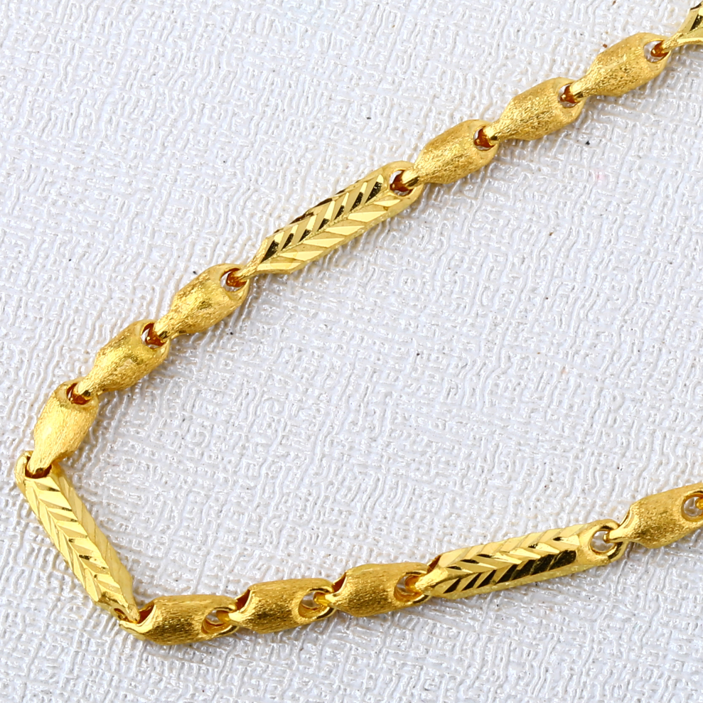 916 gold mens classic choco chain mch622 - Image 2