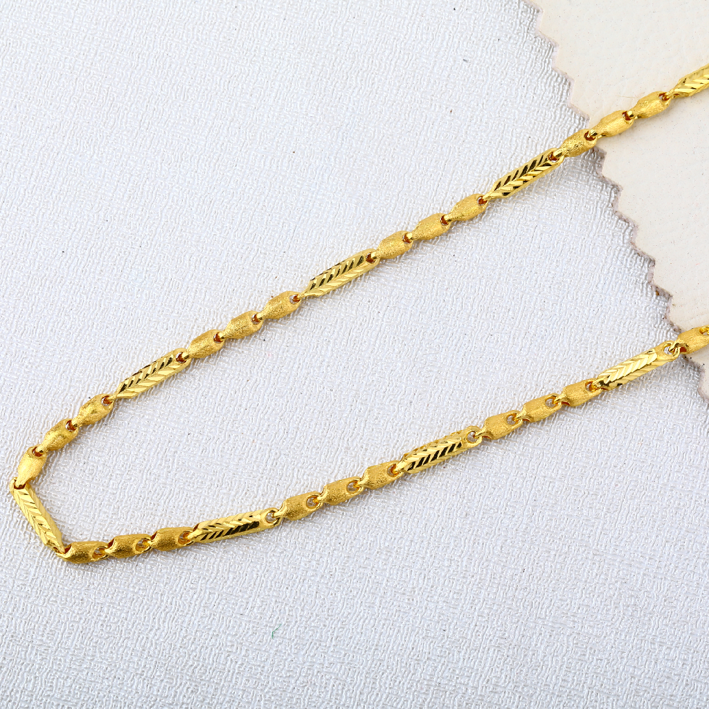 916 gold mens classic choco chain mch622
