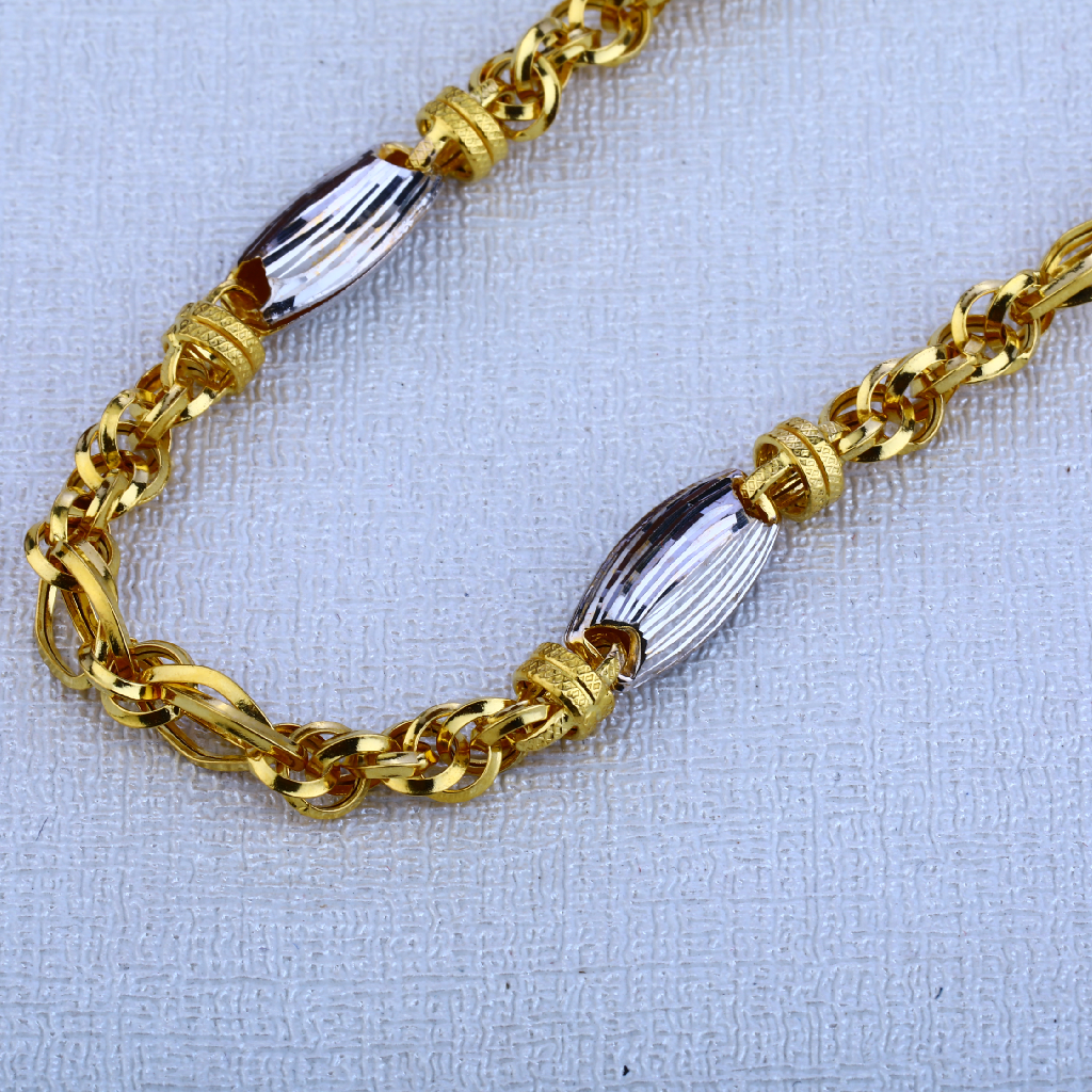 916 Gold Classic Fancy Chain MCH99 - Image 2