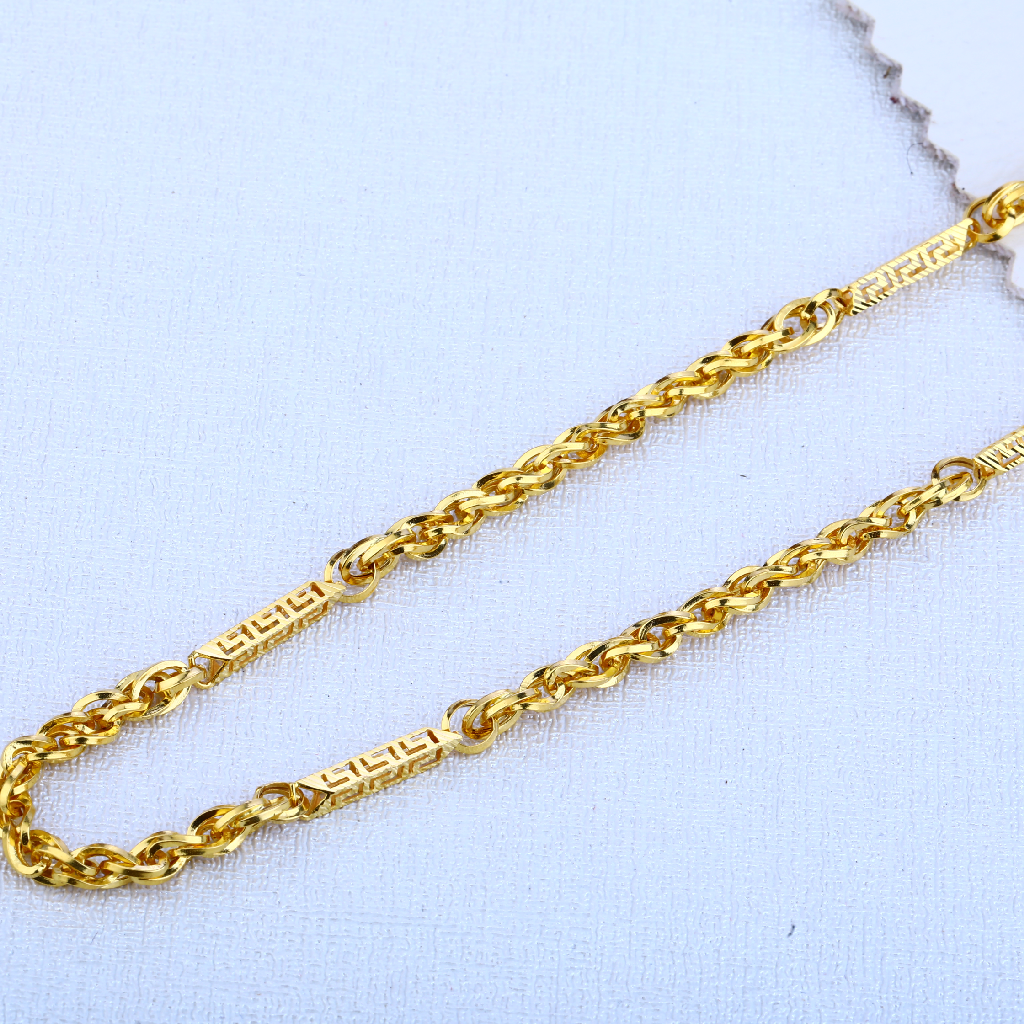 22KT Mens Plain Classic Choco Chain MCH101