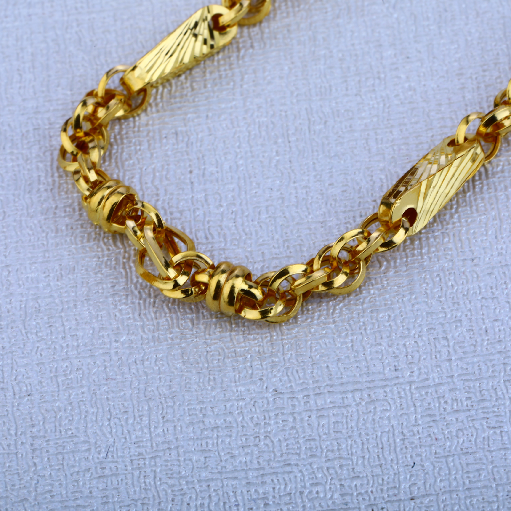 22ct Gold Fancy Choco Chain MCH117 - Image 2