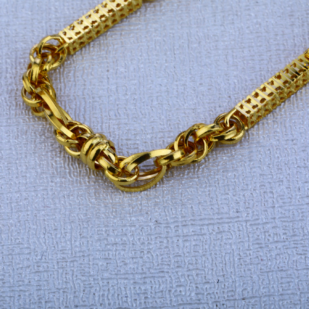 22ct Gold Classic choco Chain MCH118 - Image 2