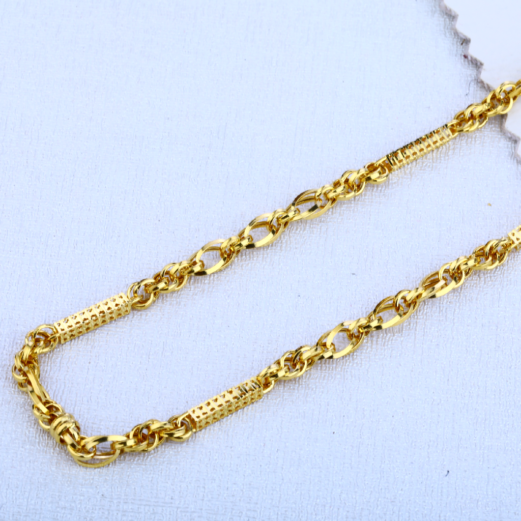 22ct Gold Classic choco Chain  MCH118