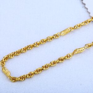 22ct Gold Hallmark Mens choco Chain MCH121