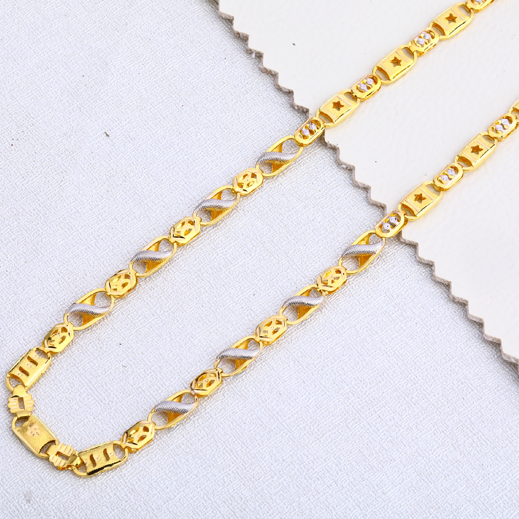 22CT Mens Fancy Choco Chain MCH285