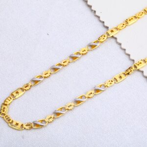 22CT Mens Delicate Choco Chain MCH287