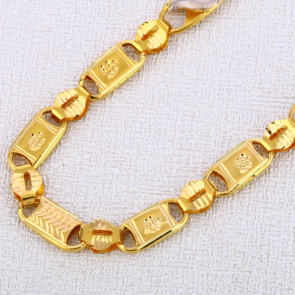 22CT Mens Hallmark Gorgeous Choco Chain MCH341 - Image 2