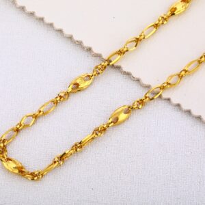 22CT Mens Hallmark Fancy Choco Chain MCH342