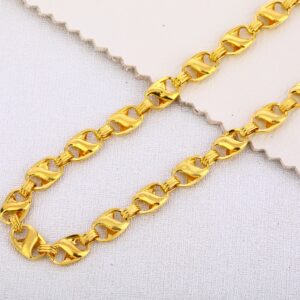 22CT Mens Hallmark Delicate Choco Chain MCH344