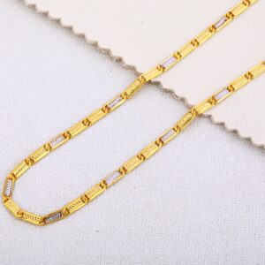 22CT Mens Hallmark Designer Choco Chain MCH345
