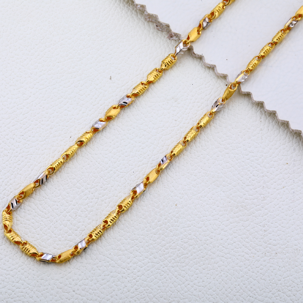 916 Gold Mens  Hallmark  Fancy Choco Chain MCH231