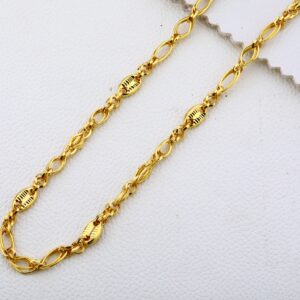 22KT  Gold Mens hallmark Classic Choco Chain MCH240