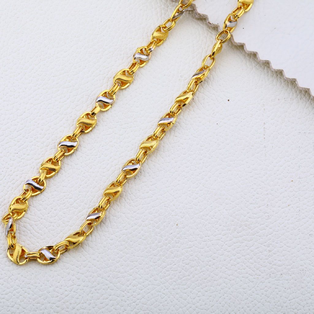 22KT  Gold Mens hallmark Choco Chain MCH242