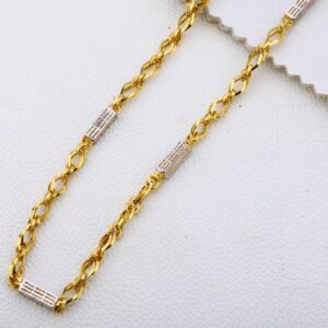 916 Gold Mens Stylish Choco Chain MCH243