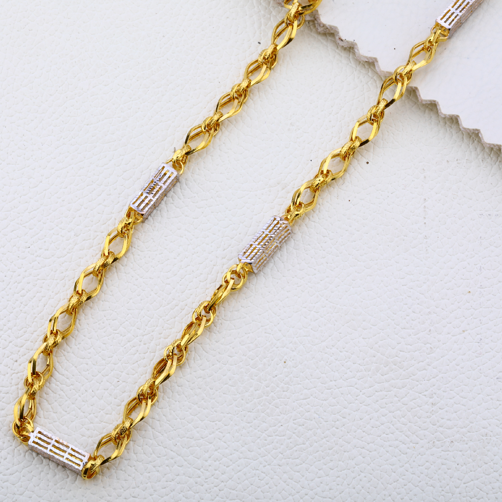 916 Gold Mens Stylish Choco Chain MCH243