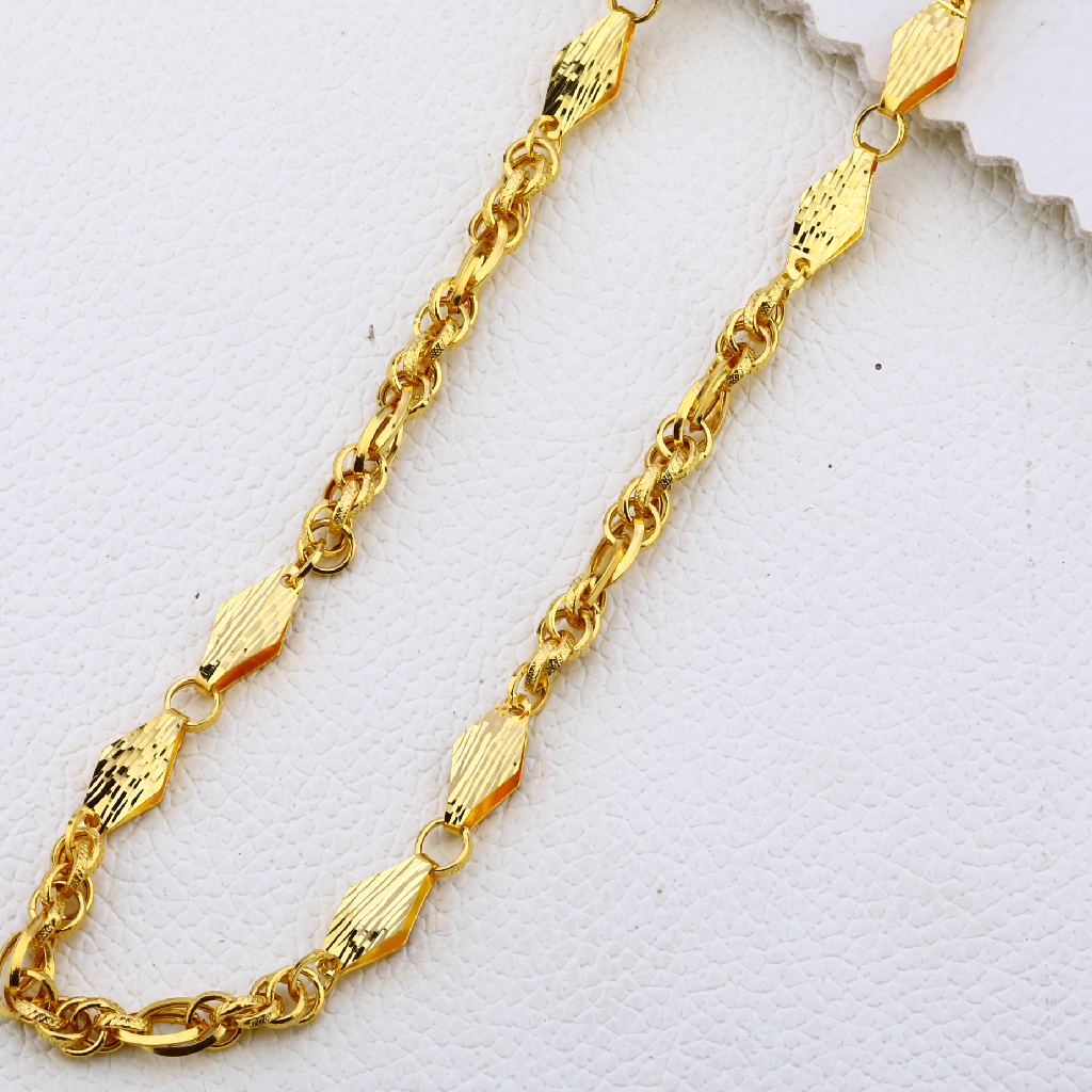 916 Gold Mens Exclusive Choco Chain MCH246