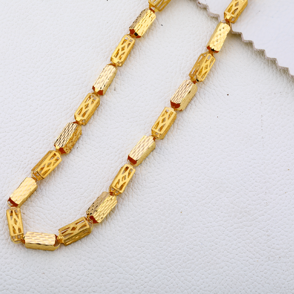 916 Gold Mens Hallmark Stylish Choco Chain MCH251