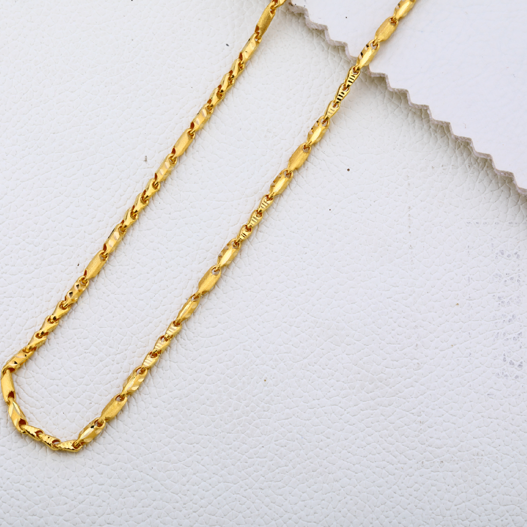 916 Gold Mens Hallmark Exclusive Choco Chain MCH254