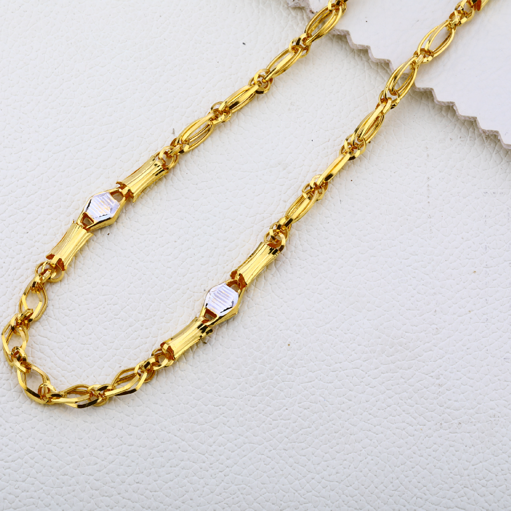 916 Gold Mens Hallmark Classic Choco Chain MCH257