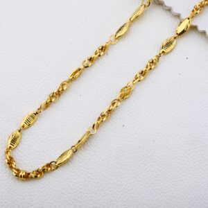 916 Gold Mens Hallmark Choco Chain MCH258
