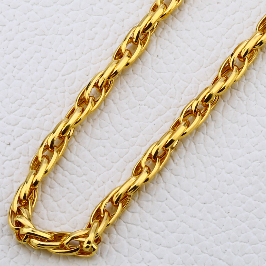 22CT Gold Mens Exclusive Choco Chain MCH262 - Image 2