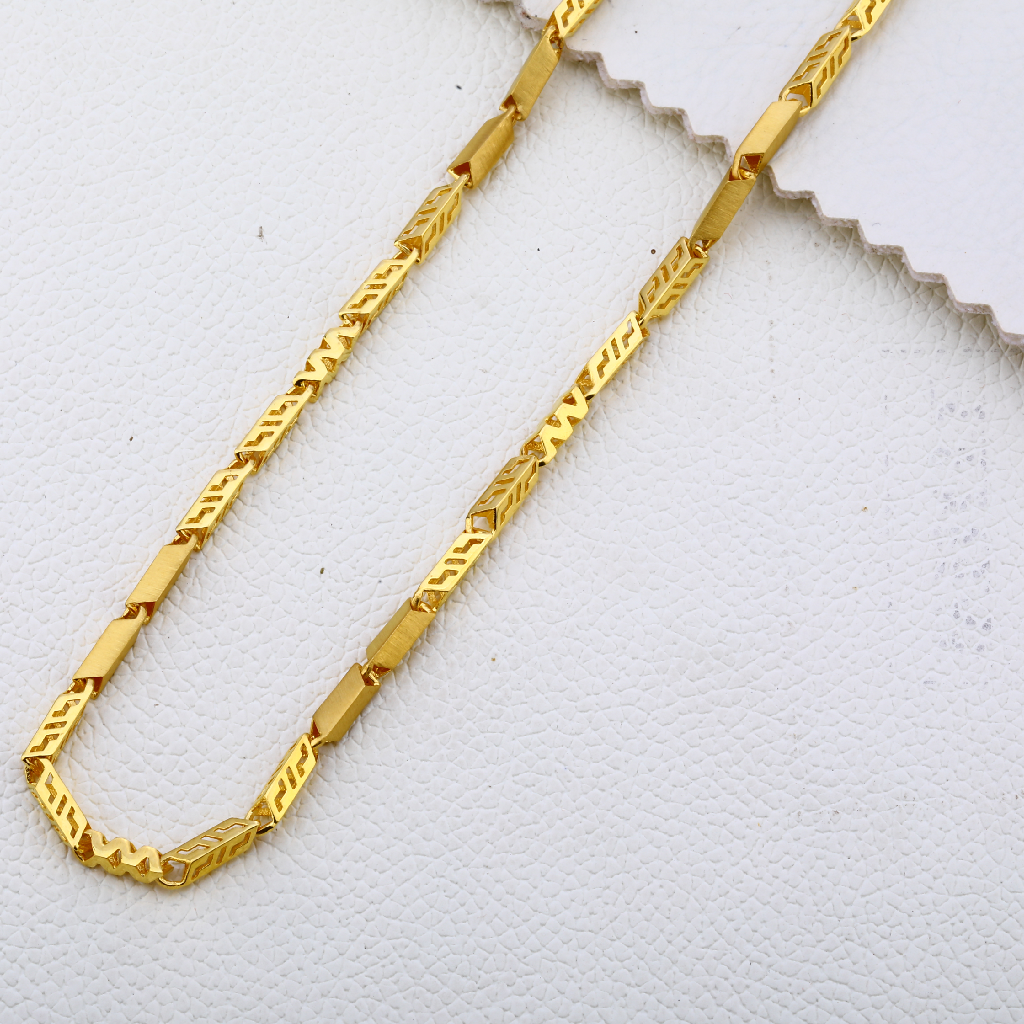 22CT Gold Mens Designer Choco Chain MCH264