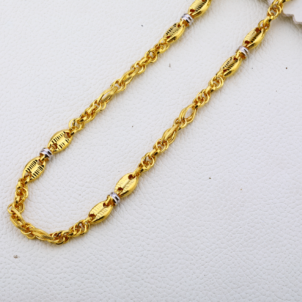 22CT Gold Mens Choco Chain MCH266