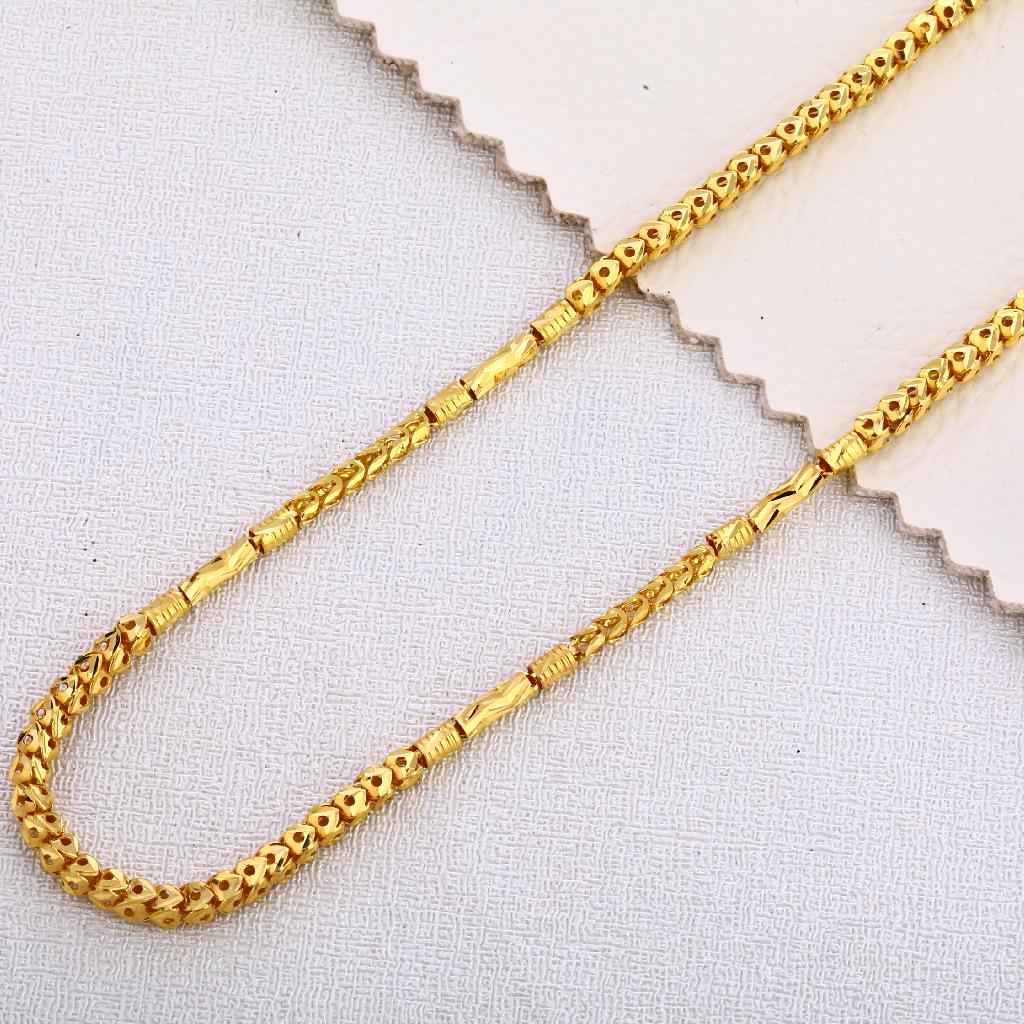 22KT Gold Mens Gorgeous Choco Chain MCH356