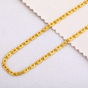 22KT Gold Mens Delicate Choco Chain MCH359