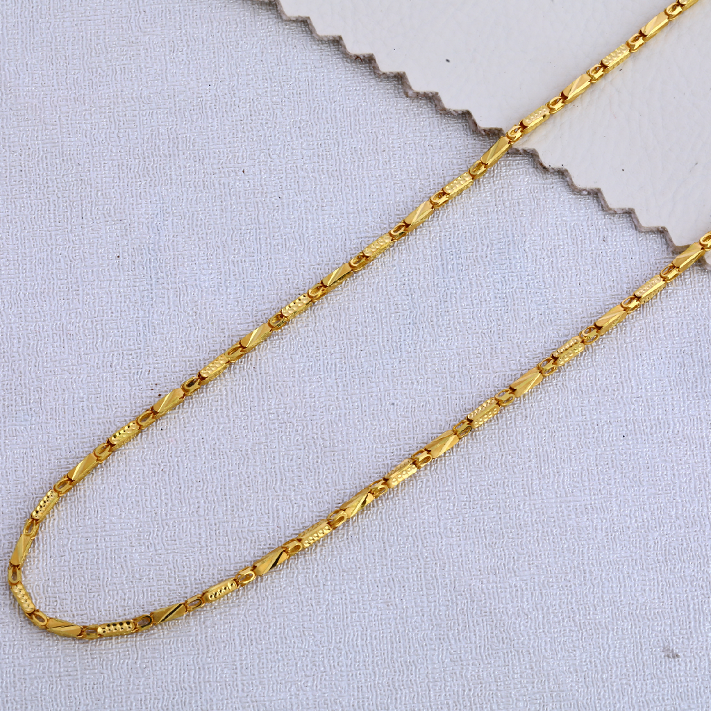 22KT Gold Mens Stylish Choco Chain MCH371