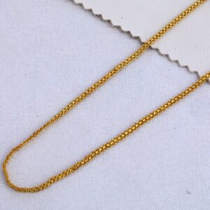 22KT Gold Mens Delicate Choco Chain MCH375