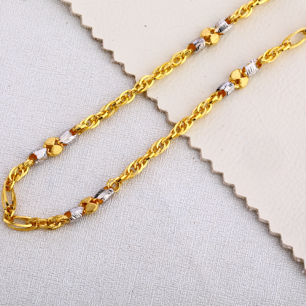 916 Gold Hallmark Gorgeous Choco Chain MCH425