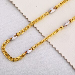 916 Gold Hallmark Fancy Choco Chain MCH426