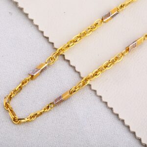916 Gold Hallmark Delicate Choco Chain MCH428