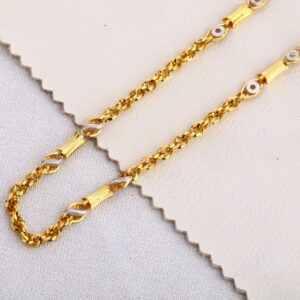 22ct gold gentlemens stylish choco chain mch431