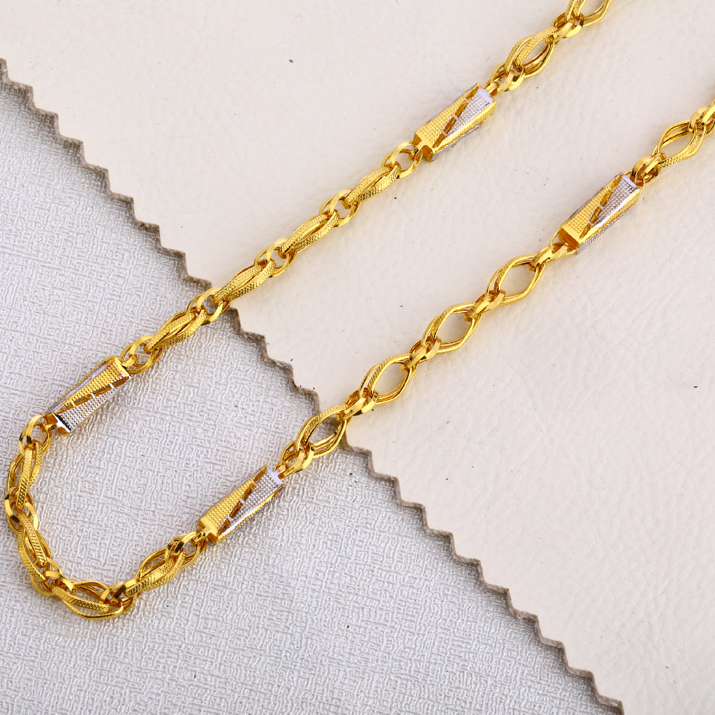 22CT Gold Gentlemens Gorgeous Choco Chain MCH433