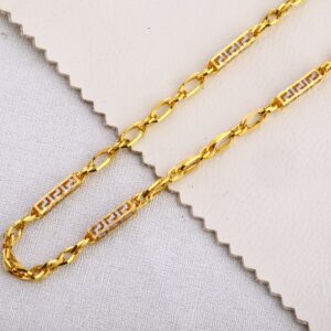 22CT Gold Gentlemens Fancy Choco Chain MCH434