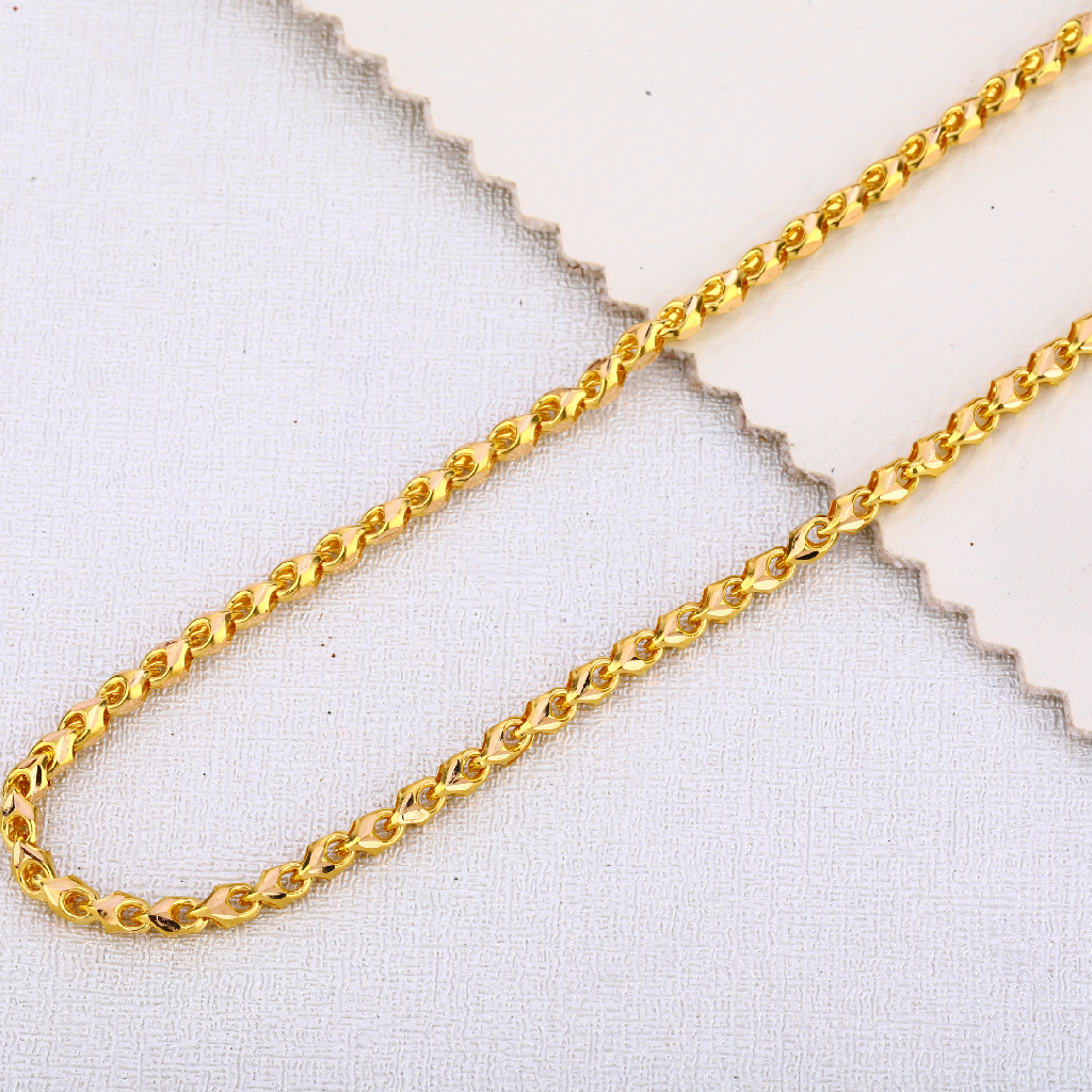 22CT Gold Gentlemens Exclusive Choco Chain MCH435