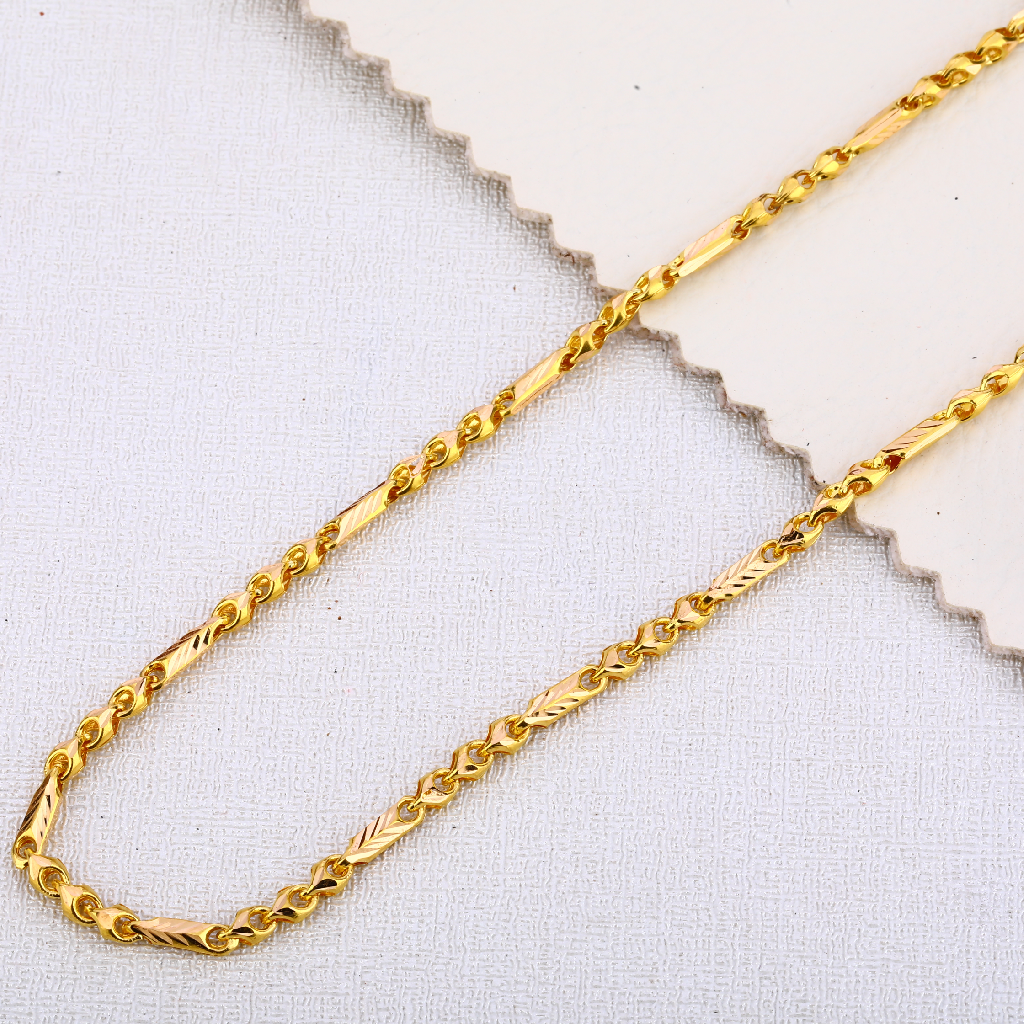 22CT Gold Gentlemens Designer Choco Chain MCH437
