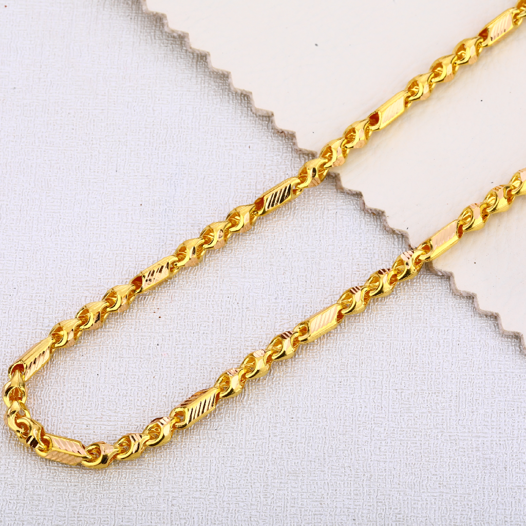 22CT Gold Mens Gorgeous Hallmark Choco Chain MCH441