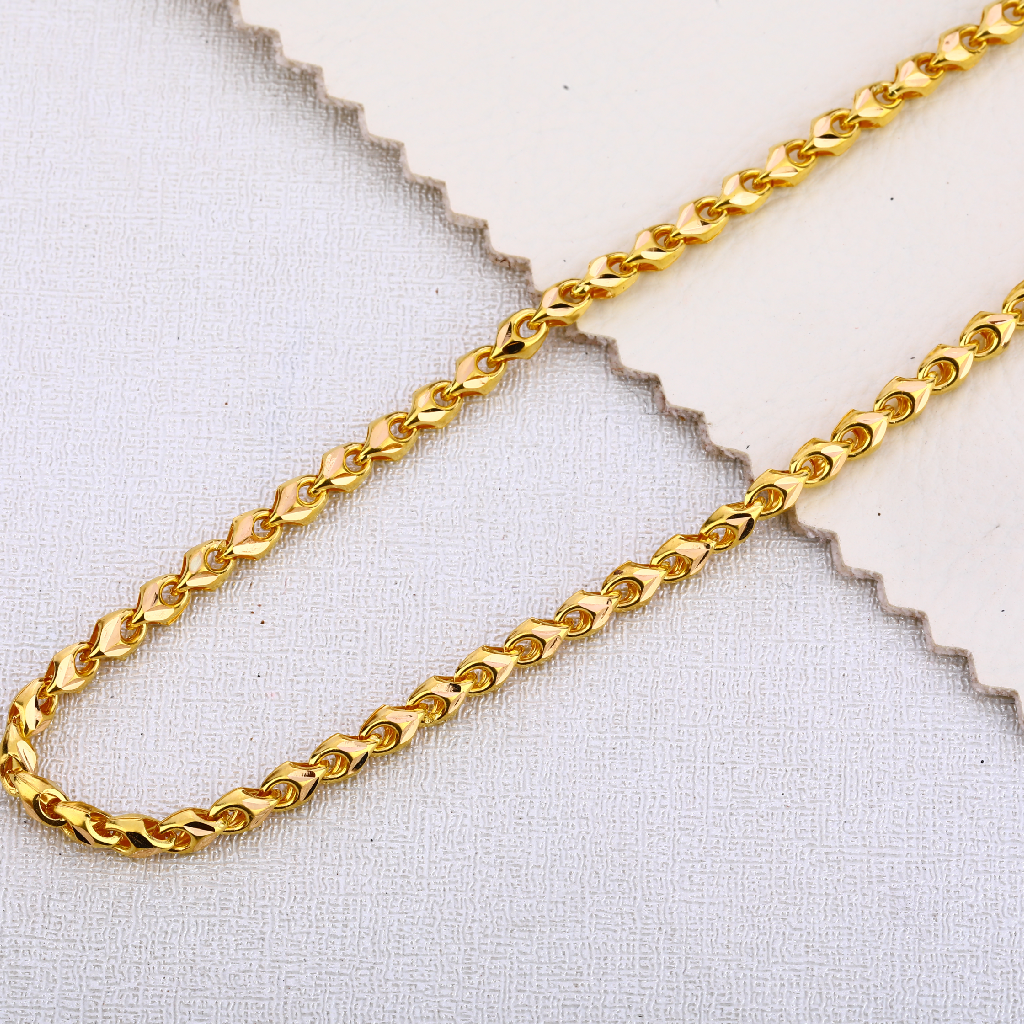 22CT Gold Mens Exclusive Hallmark Choco Chain MCH443